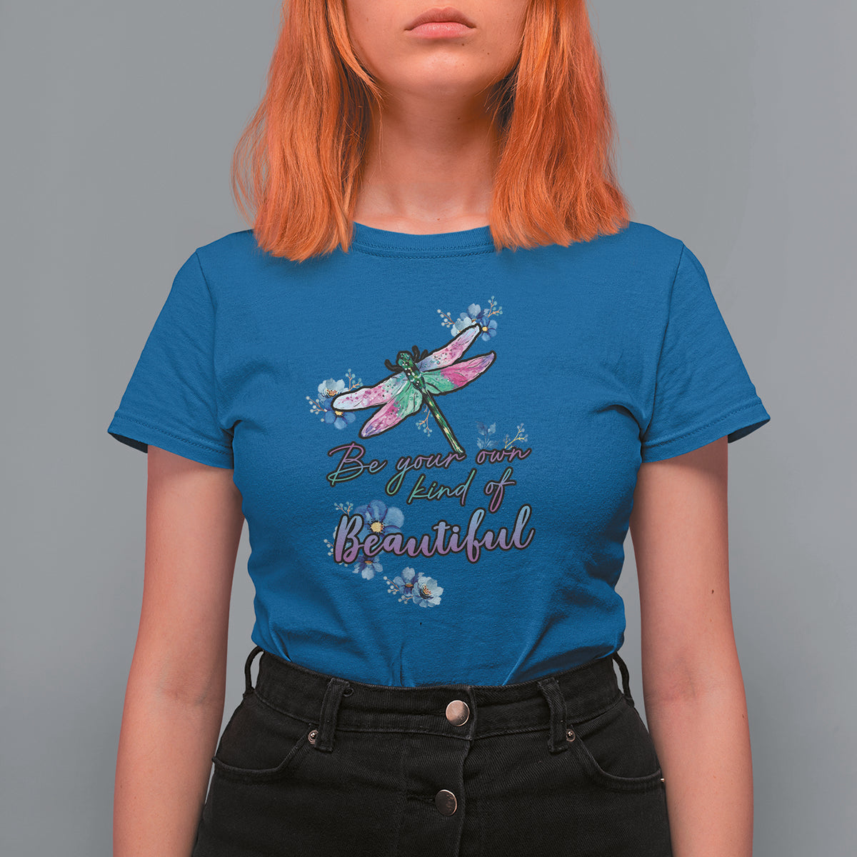 Be Your Own Kind Of Beautiful Dragonfly Inspirational Shirt, Dragonfly T-shirt, Dragonfly Gift for Insect Lover, Spiritual Shirt T Shirt For Women - Wonder Print Shop
