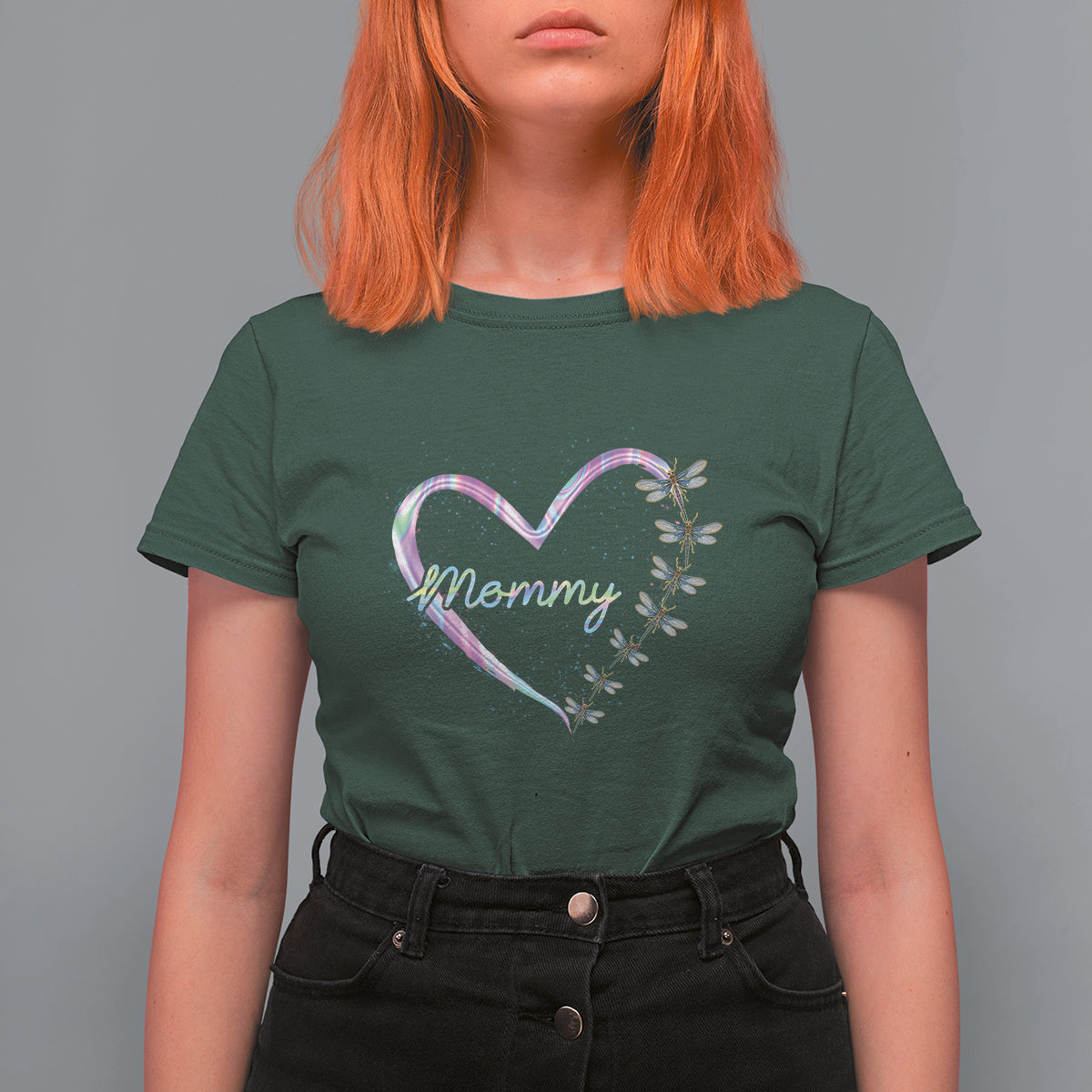 Dragonfly Shirt for Mom, Mother's Day Gift, Mommy Best Mom Ever Dragonfly T-Shirt for Women, Dragonfly Gifts for Mom, Dragonfly Lover T Shirt For Women - Wonder Print Shop