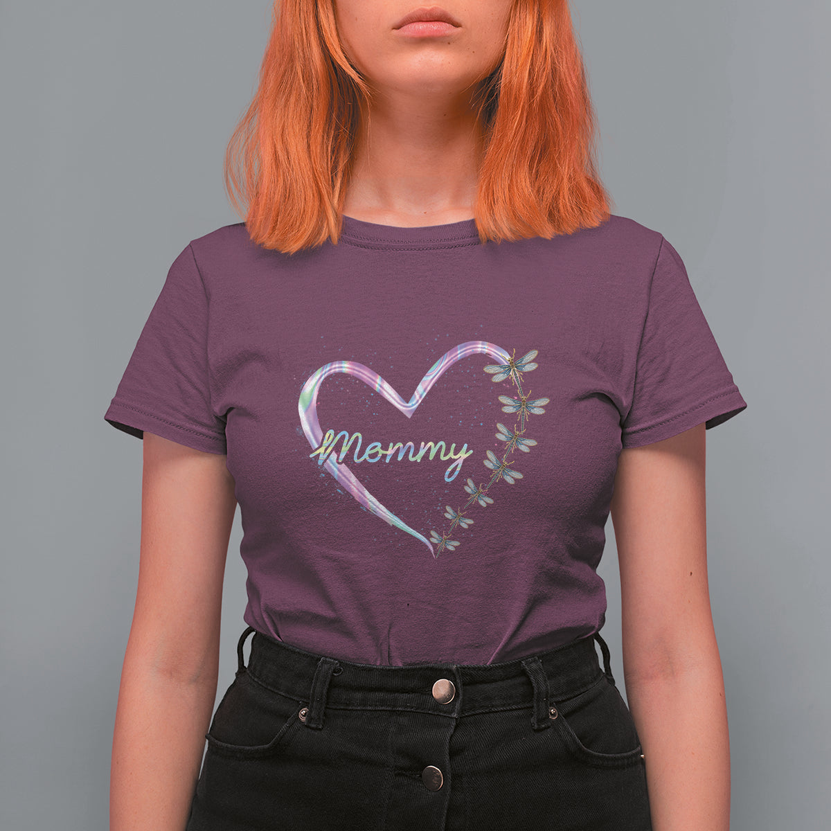 Dragonfly Shirt for Mom, Mother's Day Gift, Mommy Best Mom Ever Dragonfly T-Shirt for Women, Dragonfly Gifts for Mom, Dragonfly Lover T Shirt For Women - Wonder Print Shop