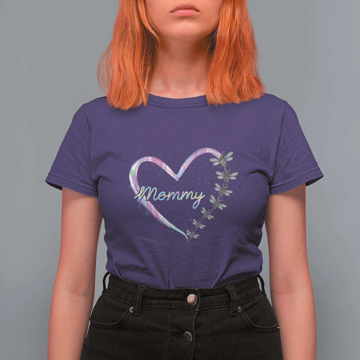 Dragonfly Shirt for Mom, Mother's Day Gift, Mommy Best Mom Ever Dragonfly T-Shirt for Women, Dragonfly Gifts for Mom, Dragonfly Lover T Shirt For Women - Wonder Print Shop