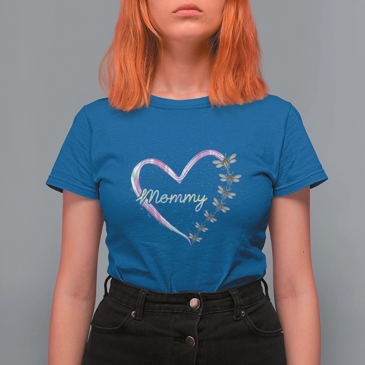 Dragonfly Shirt for Mom, Mother's Day Gift, Mommy Best Mom Ever Dragonfly T-Shirt for Women, Dragonfly Gifts for Mom, Dragonfly Lover T Shirt For Women - Wonder Print Shop