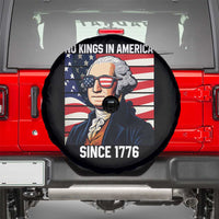 Funny Patriotic Founding Father Spare Tire Cover No Kings in America Since 1776 4th of July - Wonder Print Shop