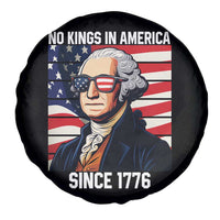 Funny Patriotic Founding Father Spare Tire Cover No Kings in America Since 1776 4th of July - Wonder Print Shop