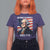 Funny Patriotic Founding Father T Shirt For Women No Kings in America Since 1776 4th of July - Wonder Print Shop