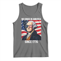 Funny Patriotic Founding Father Tank Top No Kings in America Since 1776 4th of July - Wonder Print Shop
