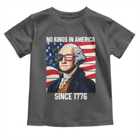 Funny Patriotic Founding Father Toddler T Shirt No Kings in America Since 1776 4th of July - Wonder Print Shop