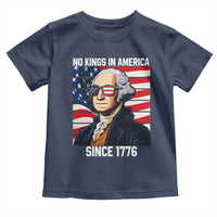 Funny Patriotic Founding Father Toddler T Shirt No Kings in America Since 1776 4th of July - Wonder Print Shop