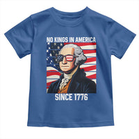 Funny Patriotic Founding Father Toddler T Shirt No Kings in America Since 1776 4th of July - Wonder Print Shop