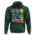 No Kings in America Protect Democracy Hoodie Colorful Flowers Patriotic Feminists - Wonder Print Shop