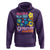 No Kings in America Protect Democracy Hoodie Colorful Flowers Patriotic Feminists - Wonder Print Shop