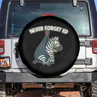 Never Forget Ed The Zebra Meme Spare Tire Cover Funny Viral Animal Escape Internet Humor Fans - Wonder Print Shop