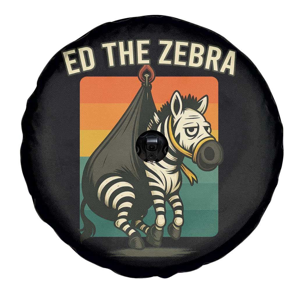 Retro Ed the Zebra Meme Spare Tire Cover Funny Viral Escape Animal - Wonder Print Shop
