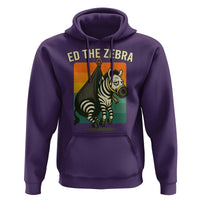 Retro Ed the Zebra Meme Hoodie Funny Viral Escape Animal - Wonder Print Shop