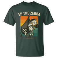 Retro Ed the Zebra Meme T Shirt Funny Viral Escape Animal - Wonder Print Shop