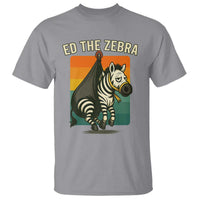Retro Ed the Zebra Meme T Shirt Funny Viral Escape Animal - Wonder Print Shop