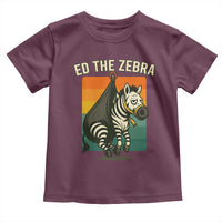 Retro Ed the Zebra Meme Toddler T Shirt Funny Viral Escape Animal - Wonder Print Shop