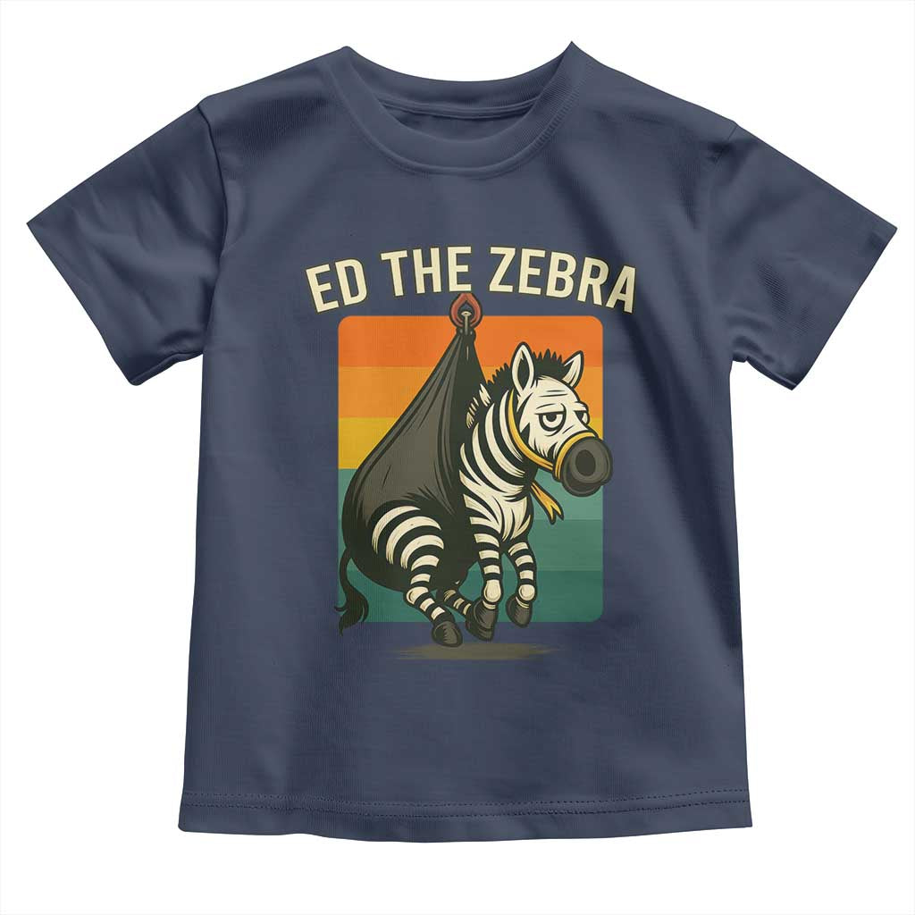 Retro Ed the Zebra Meme Toddler T Shirt Funny Viral Escape Animal - Wonder Print Shop
