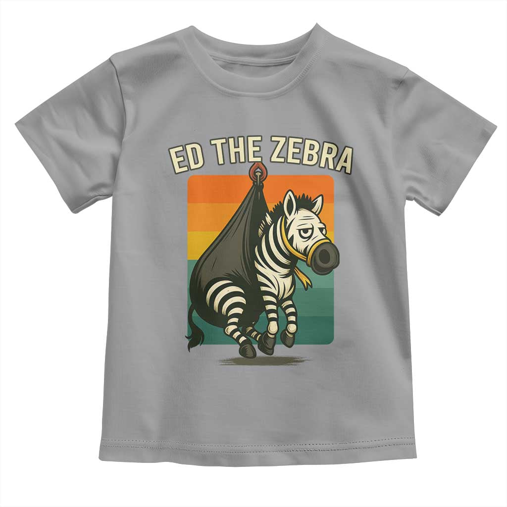 Retro Ed the Zebra Meme Toddler T Shirt Funny Viral Escape Animal - Wonder Print Shop