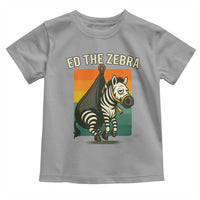Retro Ed the Zebra Meme Toddler T Shirt Funny Viral Escape Animal - Wonder Print Shop