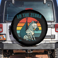 Retro Ed the Zebra Meme Spare Tire Cover Funny Viral Escape Animal Helicopter Rescue - Wonder Print Shop