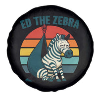Retro Ed the Zebra Meme Spare Tire Cover Funny Viral Escape Animal Helicopter Rescue - Wonder Print Shop