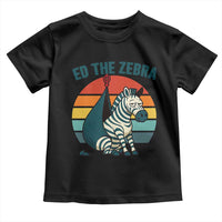 Retro Ed the Zebra Meme Toddler T Shirt Funny Viral Escape Animal Helicopter Rescue - Wonder Print Shop