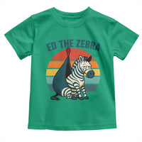 Retro Ed the Zebra Meme Toddler T Shirt Funny Viral Escape Animal Helicopter Rescue - Wonder Print Shop