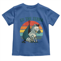 Retro Ed the Zebra Meme Toddler T Shirt Funny Viral Escape Animal Helicopter Rescue - Wonder Print Shop