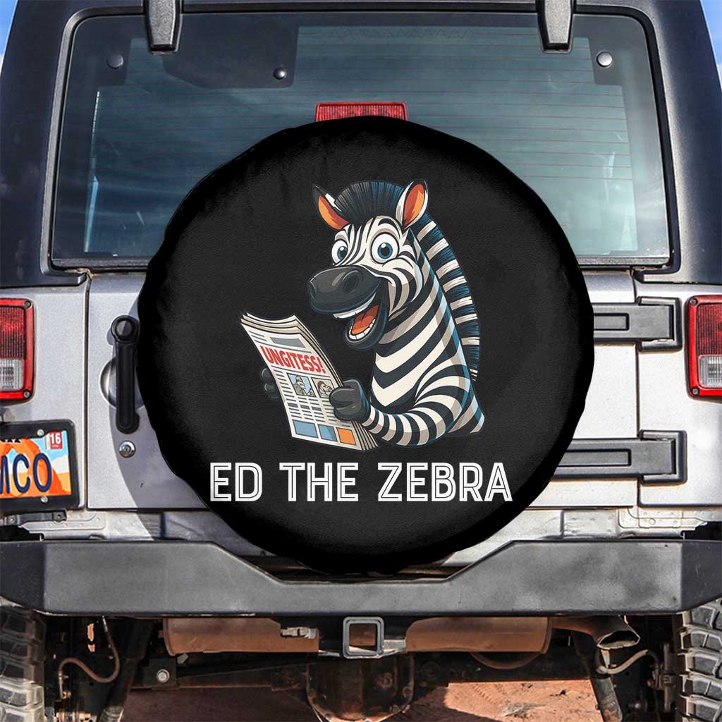 Ed the Zebra Meme Spare Tire Cover Funny Viral Animal Escape Internet Humor Fans - Wonder Print Shop