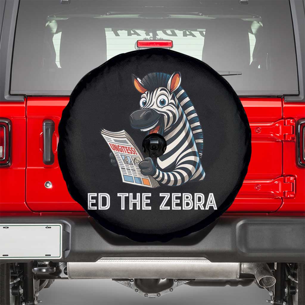 Ed the Zebra Meme Spare Tire Cover Funny Viral Animal Escape Internet Humor Fans - Wonder Print Shop