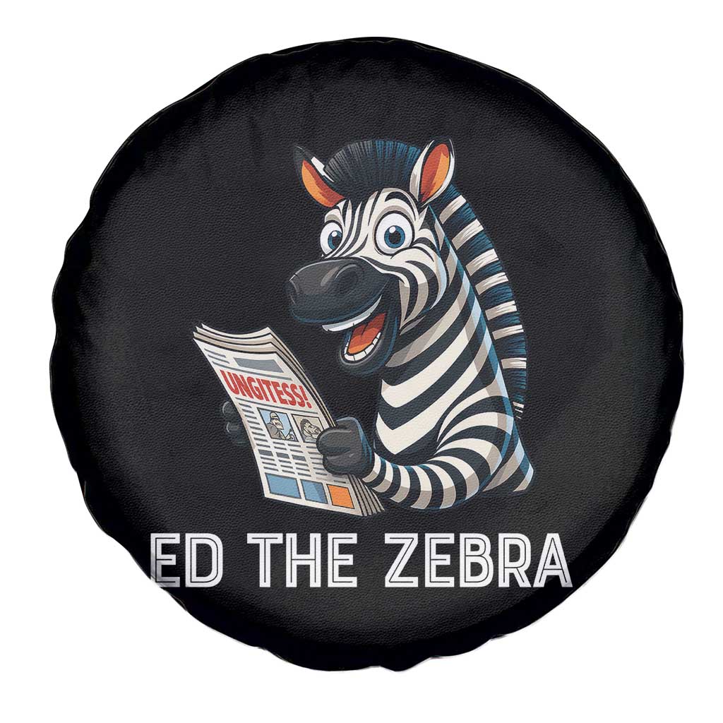 Ed the Zebra Meme Spare Tire Cover Funny Viral Animal Escape Internet Humor Fans - Wonder Print Shop