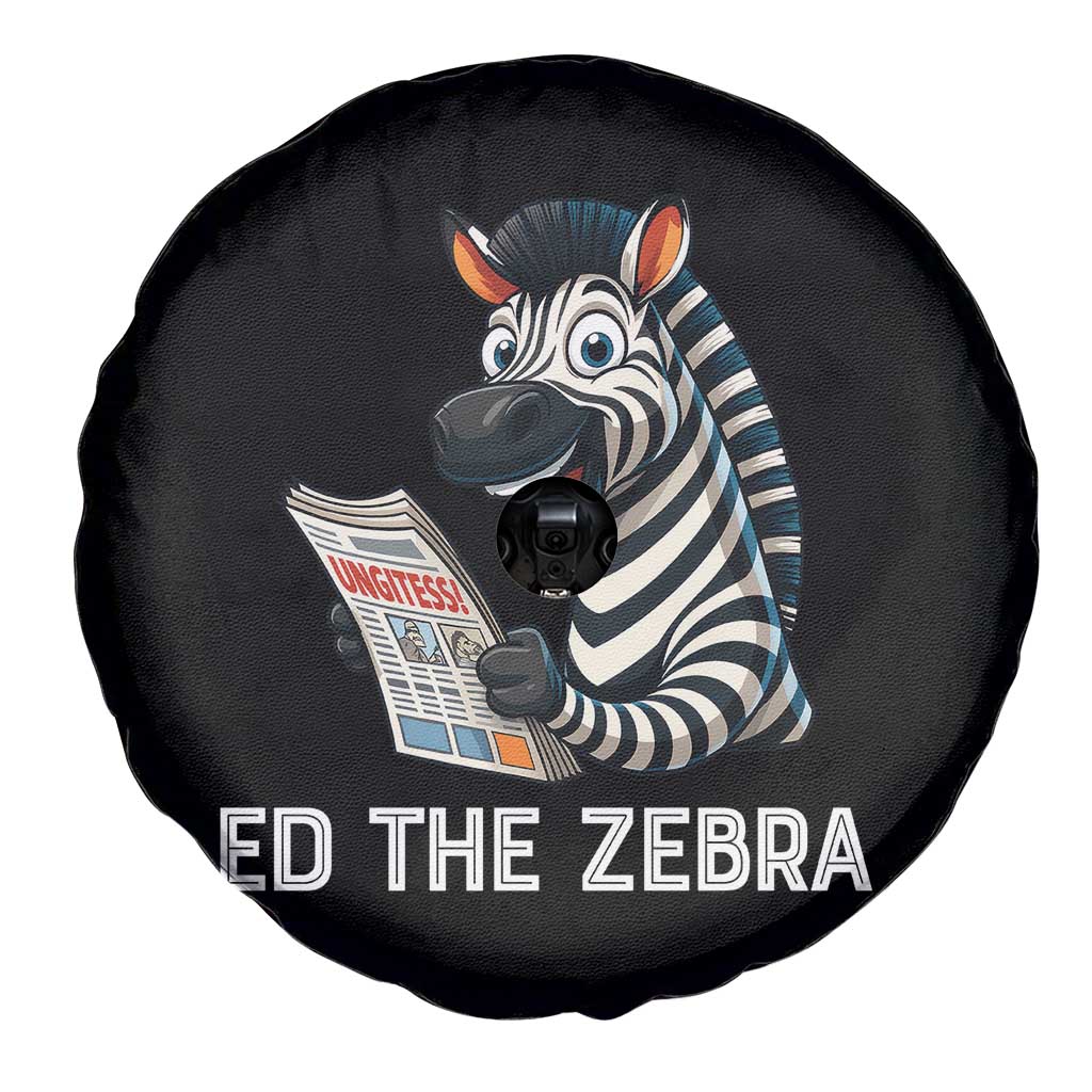 Ed the Zebra Meme Spare Tire Cover Funny Viral Animal Escape Internet Humor Fans - Wonder Print Shop