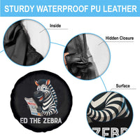 Ed the Zebra Meme Spare Tire Cover Funny Viral Animal Escape Internet Humor Fans - Wonder Print Shop