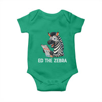 Ed the Zebra Meme Baby Onesie Funny Viral Animal Escape Internet Humor Fans - Wonder Print Shop