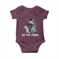 Ed the Zebra Meme Baby Onesie Funny Viral Animal Escape Internet Humor Fans - Wonder Print Shop