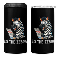 Ed the Zebra Meme 4 in 1 Can Cooler Tumbler Funny Viral Animal Escape Internet Humor Fans - Wonder Print Shop