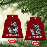 Ed the Zebra Meme Ceramic Ornament Funny Viral Animal Escape Internet Humor Fans - Wonder Print Shop