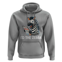 Ed the Zebra Meme Hoodie Funny Viral Animal Escape Internet Humor Fans - Wonder Print Shop