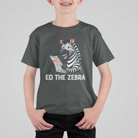 Ed the Zebra Meme T Shirt For Kid Funny Viral Animal Escape Internet Humor Fans - Wonder Print Shop