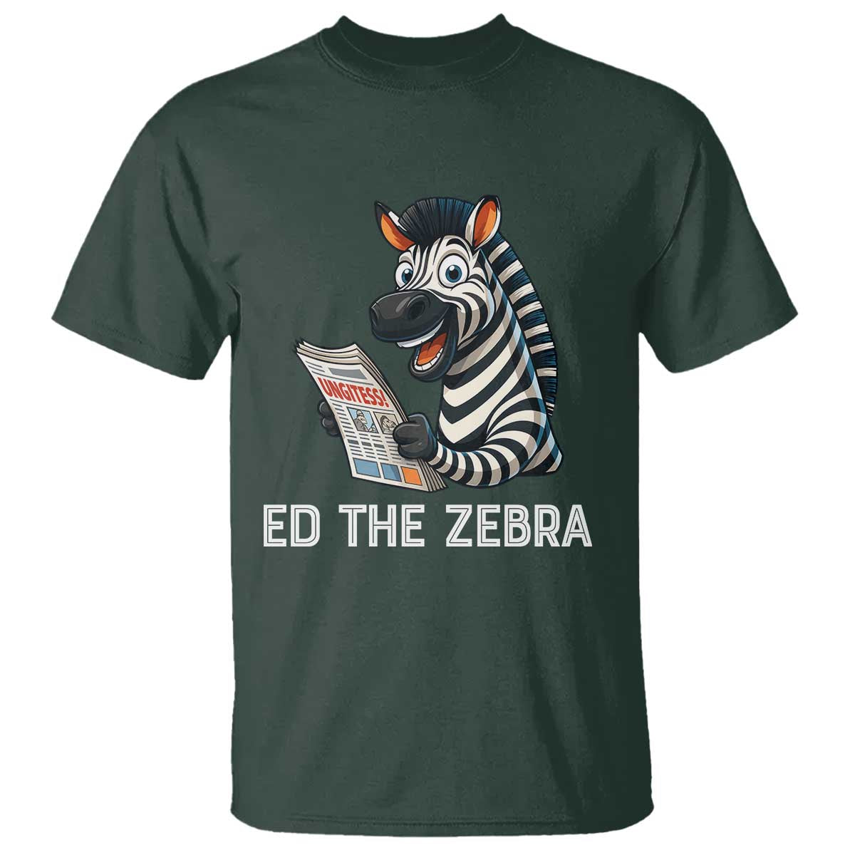 Ed the Zebra Meme T Shirt Funny Viral Animal Escape Internet Humor Fans - Wonder Print Shop