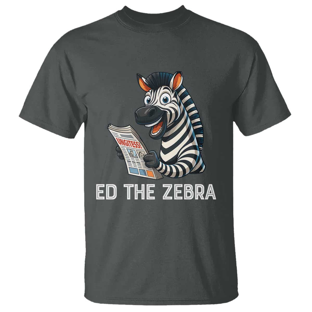 Ed the Zebra Meme T Shirt Funny Viral Animal Escape Internet Humor Fans - Wonder Print Shop
