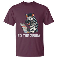 Ed the Zebra Meme T Shirt Funny Viral Animal Escape Internet Humor Fans - Wonder Print Shop
