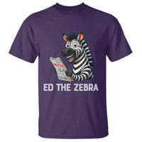 Ed the Zebra Meme T Shirt Funny Viral Animal Escape Internet Humor Fans - Wonder Print Shop