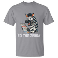 Ed the Zebra Meme T Shirt Funny Viral Animal Escape Internet Humor Fans - Wonder Print Shop