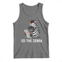 Ed the Zebra Meme Tank Top Funny Viral Animal Escape Internet Humor Fans - Wonder Print Shop