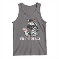 Ed the Zebra Meme Tank Top Funny Viral Animal Escape Internet Humor Fans - Wonder Print Shop