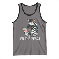 Ed the Zebra Meme Tank Top Funny Viral Animal Escape Internet Humor Fans - Wonder Print Shop