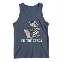 Ed the Zebra Meme Tank Top Funny Viral Animal Escape Internet Humor Fans - Wonder Print Shop