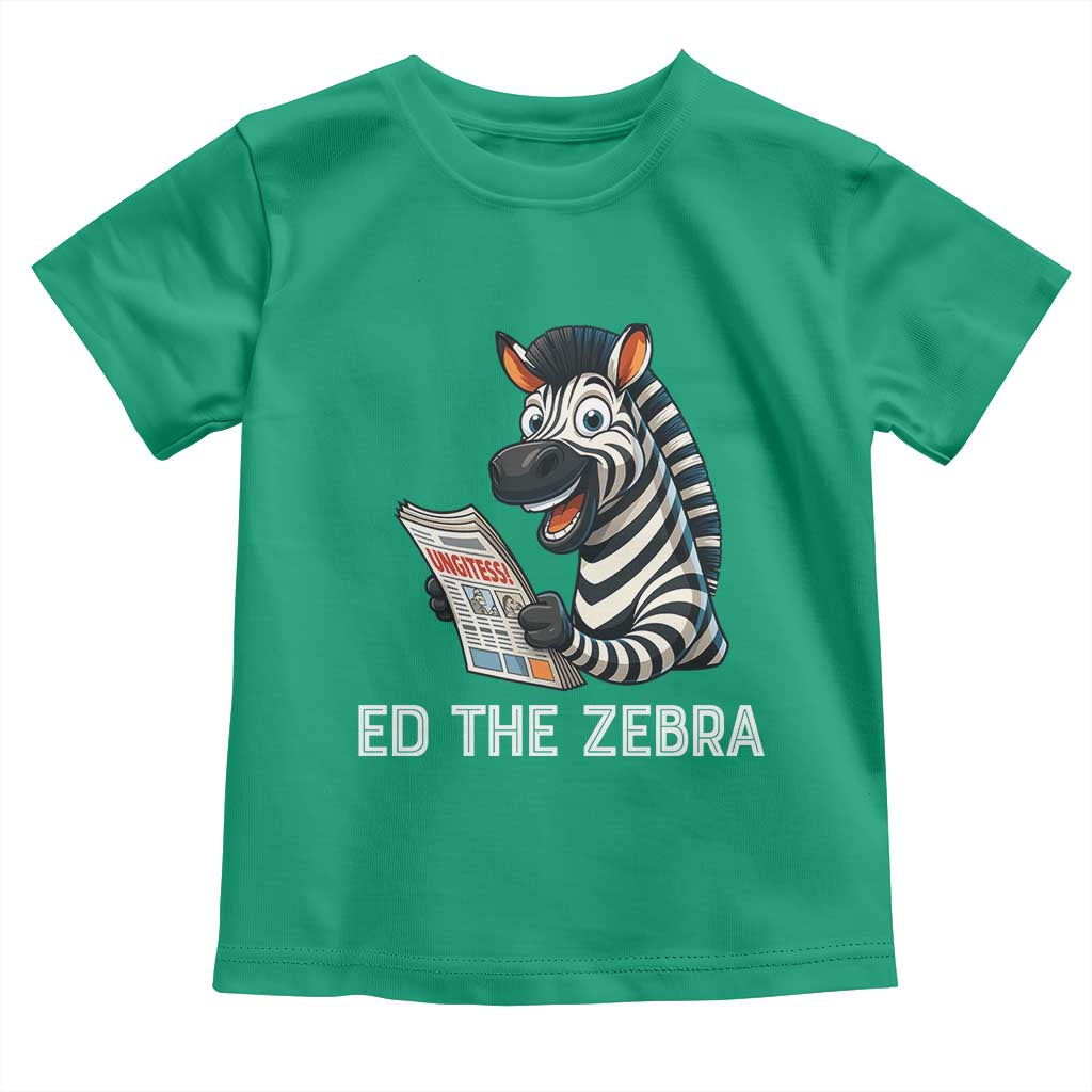 Ed the Zebra Meme Toddler T Shirt Funny Viral Animal Escape Internet Humor Fans - Wonder Print Shop