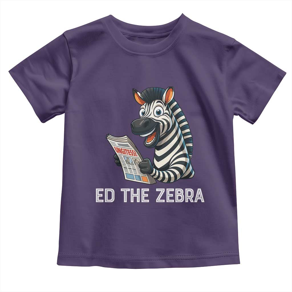 Ed the Zebra Meme Toddler T Shirt Funny Viral Animal Escape Internet Humor Fans - Wonder Print Shop